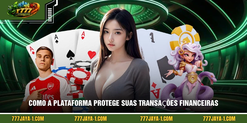 Como a plataforma protege suas transações financeiras