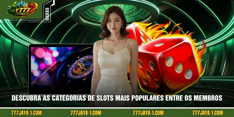 Descubra as categorias de slots mais populares entre os membros