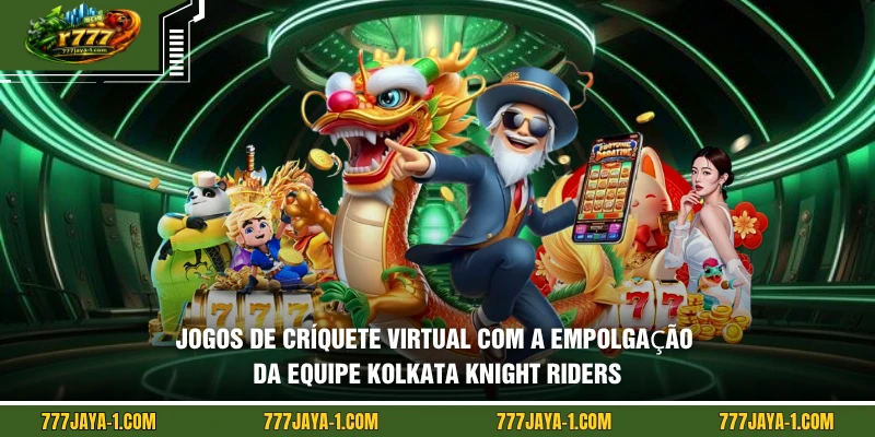Jogos de críquete virtual com a empolgação da equipe Kolkata Knight Riders