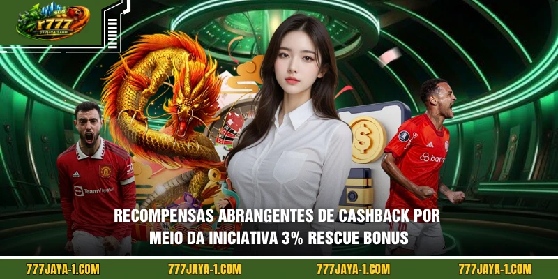 Recompensas abrangentes de cashback por meio da iniciativa 3% Rescue Bonus